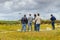 Group of persons making drone training course at La Juliana Aerodrome.