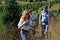 Group Picking Christmas Trees