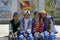 Group portrait of Bolivian teens, Huanuni, Bolivia