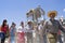 Group portrait of pilgrims, El Rocio, Andalusia