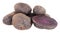 Group Of Raw Purple Majesty Potatoes