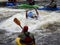 Group of River Kayaks