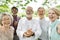 Group of Senior Retirement Friends Happiness Concept