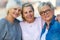 Group of senior women smiling