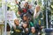 Group of smiling young girls with paintball ammunition