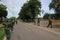 A group of soldiers walking on the road, drills, hiking, outdoor