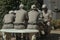 Group of South African Traffic Police sitting at a table