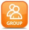 Group special orange square button