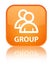 Group special orange square button