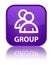 Group special purple square button