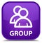 Group special purple square button