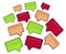 Group of speech design bubbles