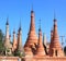 Group of stone pagodas at Inle Lake, Myanmar