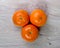 Group tangerines