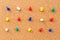 Group of thumbtacks