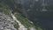 Group of tourists hiking in mountains slovakia