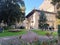 A group of tourists visiting Ibaigane Palace Bilbao, Basque Country, Spain.