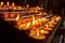 Group of Votive Candle in a Row