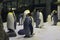 A group or waddle of King Penguins at Sydney Aquarium
