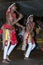 A group of Wood Tappers perform during the Esala Perahera in Kandy, Sri Lanka