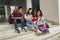 Group of young asian studying in university sitting during lecture education students college university.