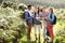 Group Of Young People On Camping Trip In Countryside