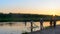 A group of young Yakut friends in the North traditionally catches local tugun fish with nets