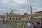 Groups of people waiting in Saint Peter\'s Square