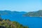 Grove arm of Queen Charlotte sound at South Island of New Zeland