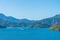 Grove arm of Queen Charlotte sound at South Island of New Zeland