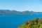 Grove arm of Queen Charlotte sound at South Island of New Zeland