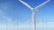 Grow up building wind turbines generating energy