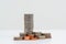Growing amount of money Wealth and Growth Towers made out of silver coins