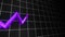 Growing Line Chart LOOPABLE PURPLE