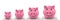 Growing piggy bank