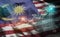 Growing Statistic Financial 2019 Against Malaysia Flag