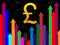 The growth of the English  British pound sterling  strengthening of the value of the monetary unit