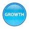 Growth floral blue round button