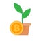 Growth rate bitcoin vector