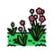 growth spring color icon vector illustration