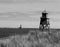 Groyne Lighthouse Black/White.