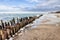 Groyne on shore