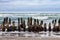 Groyne on shore