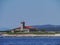 Grujica lighthouse in the Mediterranean
