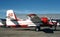 Grumman Fire Cat S-2AT of Conair services Canada . Forrest fire water bomber