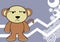 Grumpy Monkey expression cartoon background