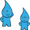 Grumpy waterdrop cartoon pack expression pack