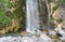 Grunars waterfall near Theth - closeup