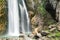 Grunas Waterfall near Theth, Albania