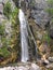 Grunas waterfall in Thethi Albania